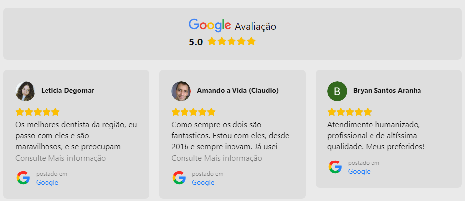 Avaliações